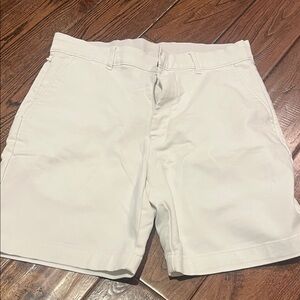 Alfani Men's Flat Front Shorts - White